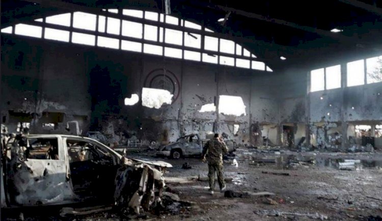 استهداف مطار  " T4" بريف حمص