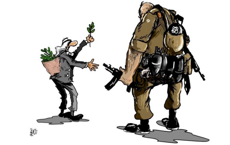 المستوطنون يقتلعون أشجار الزيتون بالضفة الغربية 