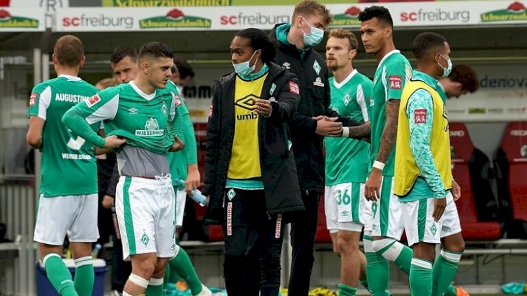 لاعبو فيردر بريمن الألماني