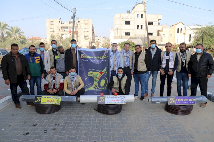 لجنة اللاجئين  بمحافظة خانيونس تنفذ مبادرة " دائما معكم 2"