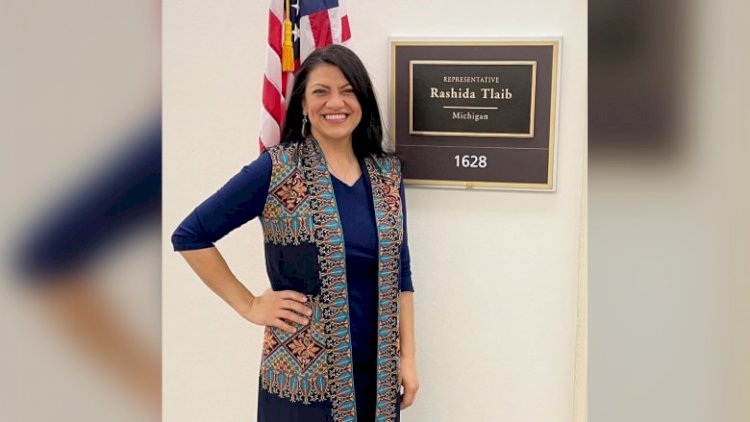 رشيدة طليب النائبة الأميركية من أصول فلسطينية 