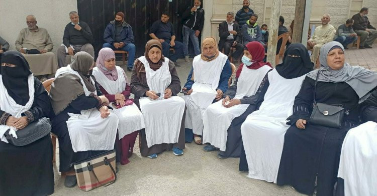 تظاهرة غاضبة لأهالي الشهداء في غزة