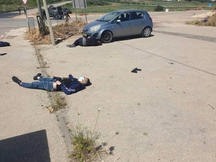 استشهاد شابين فلسطينيين وإصابة ثالث خلال عملية اطلاق نار