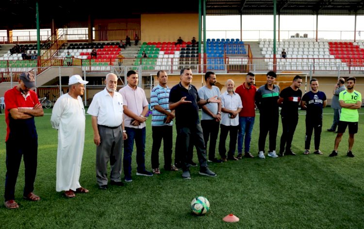 رفح:زارت حركة فتح في ساحة غزة، فريق نادي خدمات رفح الرياضي