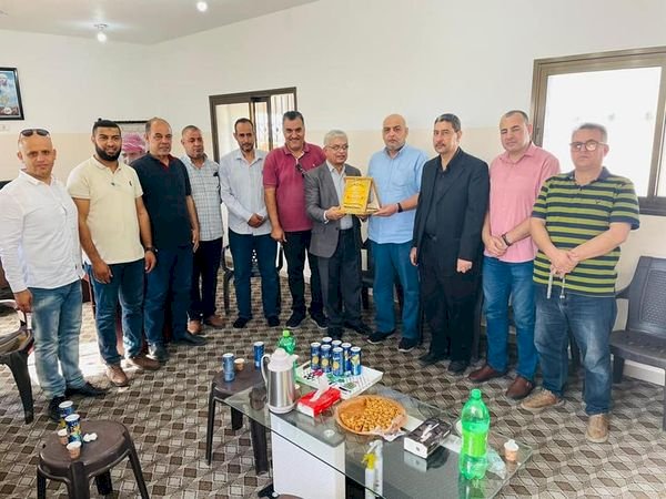 رفح: وفد من تيار الإصلاح الديمقراطي في حركة فتح بمحافظة رفح، الأخوة في لجان المقاومة الشعبية 