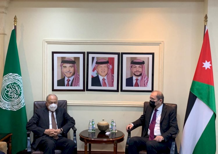 لقاء الصفدي مع ابو الغيط