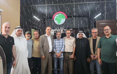 تيار الإصلاح الديمقراطي في ساحة غزة يهنئ (علي الحايك) بفوزه برئاسة جمعية رجال الأعمال الفلسطينيين 