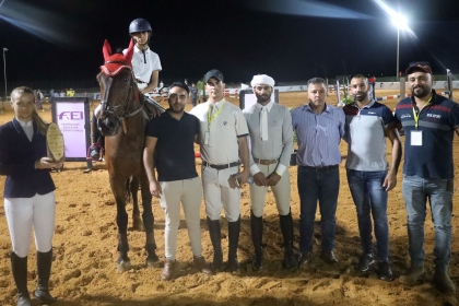 الاتحاد الفلسطيني للفروسية يختتم  بطولة فلسطين الدولية الأولى لقفز الحواجز