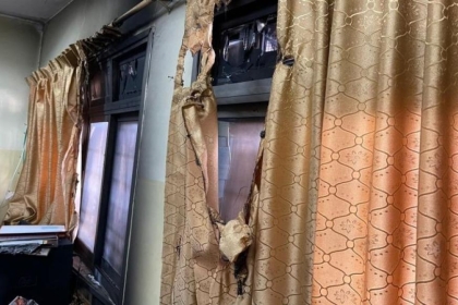 أضرار بمدرسة نتيجة اعتداء للمستوطنين جنوب نابلس