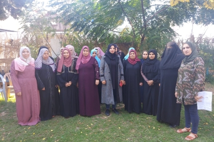 مجلس المرأة بحركة فتح ينظم ورشة عمل بعنوان المهارات القيادية في المحافظة الوسطى