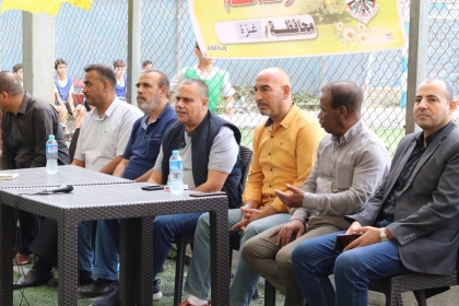 لجنة الأنشطة والفعاليات بساحة غزة تختتم  سلسلة اللقاءات  لوحدة النظام في كافة المحافظات