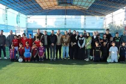 بالصور: لجنة الأشبال والزهرات بالمحافظة الوسطى تنظم مباراة كروية وفاءً لروح الراحل عبد الكريم شمالي