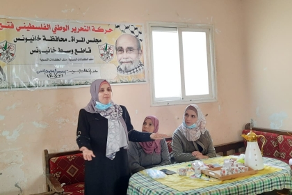 بالصور: مجلس المرأة بمحافظة خان يونس ينفذ لقاء صحي توعوي بعنوان " الفايروس التنفسي المخلوي RSV "