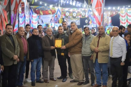 بالصور: حركة فتح في رفح تُهنئ الأسير المحرر أحمد أبو جزر بمناسبة تحرره  بعد 19عاماً