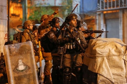 اصابات بالاختناق خلال مواجهات مع الاحتلال في حوسان غرب بيت لحم