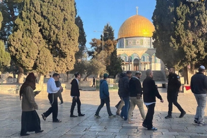 عشرات المستوطنين يقتحمون "الأقصى" بحماية قوات الاحتلال