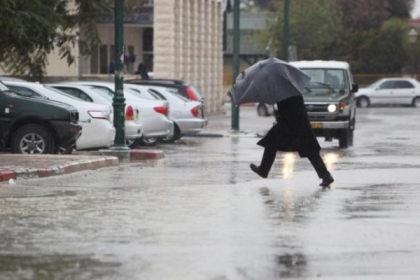 طقس فلسطين: أمطار غزيرة مصحوبة بعواصف رعدية