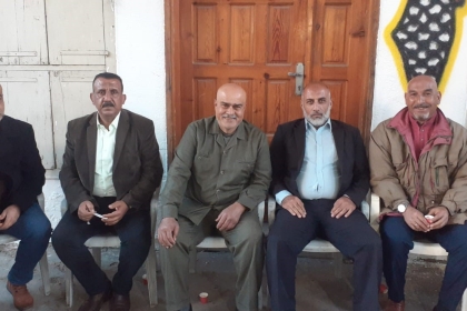 بالصور .. إصلاحي فتح بساحة غزة يهنئ عائلة الشوبكي بالإفراج عن القائد فؤاد الشوبكي