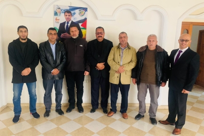 بالصور: حركة فتح بمحافظة رفح تستقبل وفداً من حركة المجاهدين