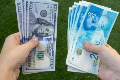 أسعار صرف العملات مقابل الشيكل السبت