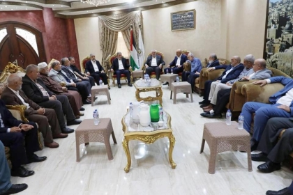 بالصور: المشهراوي يلتقي قيادة حركتي حماس والجهاد الإسلامي في القاهرة