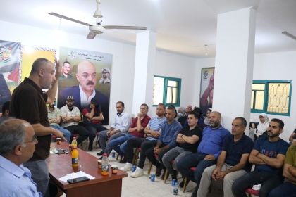 لجنة التعبئة الفكرية ومجلس العمال بحركة فتح تُنظمان ندوة سياسية في ذكرى النكسة بمحافظة الشمال