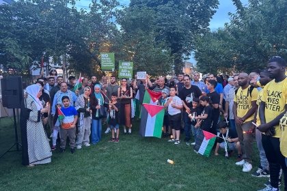 مسيرات في مدن أميركية تنديدا بالعدوان الإسرائيلي على الشعب الفلسطيني