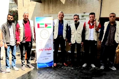 بالصور.. لجنة الطوارئ في تيار الإصلاح الديمقراطي بمحافظة شمال غزة تُطلق مبادرة "تكيات الخير"