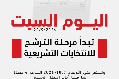 لجنة الانتخابات تفتح باب الترشح للتشريعي 2026 في الضفة وغزة