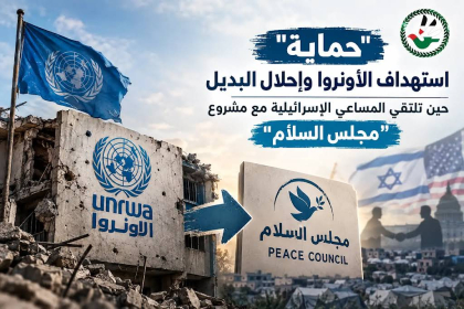 " حماية": استهداف الأونروا وإحلال البديل التقاء للمساعي الإسرائيلية مع مشروع "مجلس السلام"