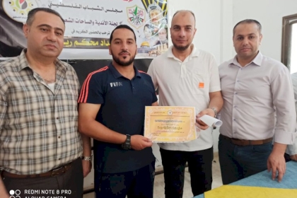 مجلس الشباب الفلسطيني بمحافظة غزة ينفذ دورة تدريبية بعنوان " إعداد محكم رياضي"