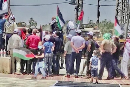 اندلاع مواجهات مع الاحتلال على مدخل قراوة بني حسان غرب سلفيت