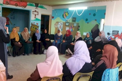 مجلس المرأة فى تيار الإصلاح الديمقراطي بمحافظة خان يونس ينفذ دورة "للتفريغ النفسي"