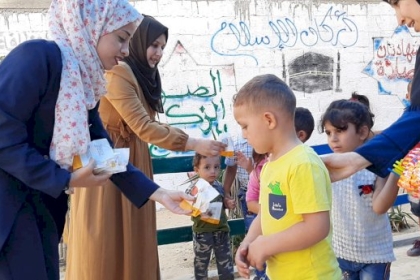 مجلس المرأة  بمحافظة خان يونس ينفذ فعالية لإستقبال أطفال الروضة الجدد