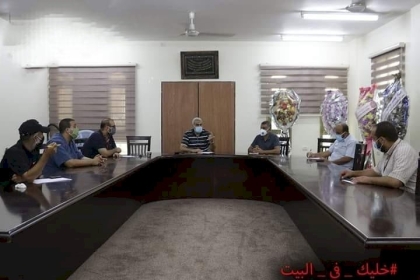 حركة فتح ساحة غزة محافظة الوسطى تشارك في اجتماع لجنة الطوارئ الثاني بمخيم البريج