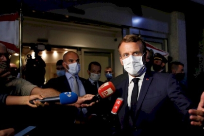 ماكرون: مستعد لاستضافة مؤتمر بشأن لبنان في أكتوبر والأسابيع الستة القادمة ذات أهمية حيوية للبلد