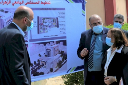 جامعة الاسراء تفتتح المستشفي الجامعي