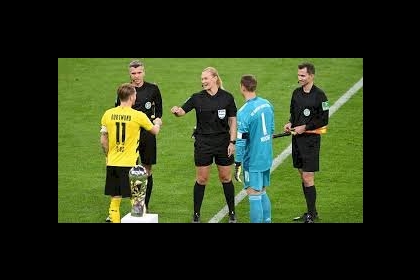 "العمل في المطبخ وإحراج غوارديولا لها"... أول امرأة تقود لقاء في السوبر الألماني