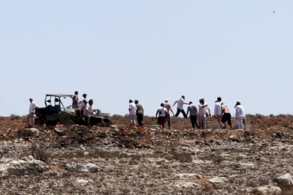 نابلس: مستوطنون يحرقون معدات منشار حجر في جماعين