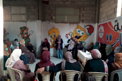 مجلس المرأة فى محافظة رفح ينفذ ورشة توعوية حول "طرق تفريغ الطاقة السلبية في ظل أزمة كورونا ."