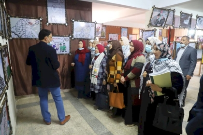 لجنة التعبئة الفكرية في محافظة خانيونس تنظم معرضاً للصور تخليداً لذكرى القائد ياسر عرفات