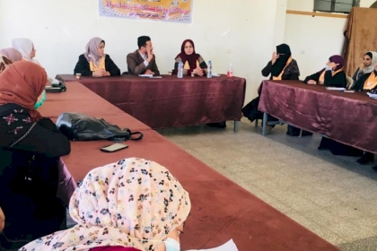 ضمن حملة 16 يوم لمناهضة العنف ضد المرأة ... لقاء توعوي بعنوان "بناء شخصية المرأة وتوعيتها لمناهضة العنف"