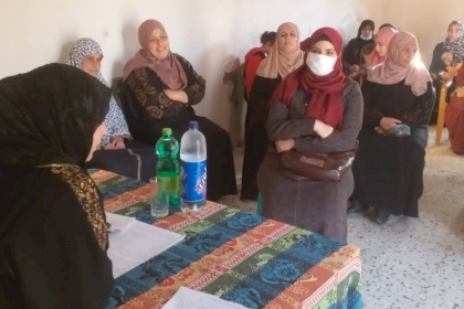 مجلس المرأة ينفذ ورشة بعنوان العنف ضد المرأة في ظل جائحة كورونا في المحافظة الوسطى