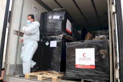 النيرب: المساعدات الإماراتية تساهم في مواجهة جائحة كورونا في ظل الانهيار العام بمشافي قطاع غزة