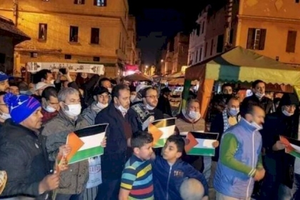 مظاهرة في الدار البيضاء رفضًا للتطبيع مع الاحتلال