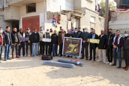 بالصور: لجنة اللاجئين بمحافظة رفح تفتتح برنامج "دائماً معكم 2 "