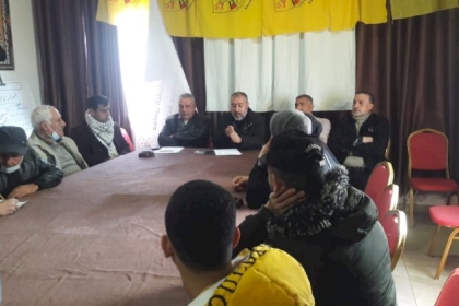 لجنة الاتحاد والنقابات في مجلس العمال بمحافظة الشمال تنفذ لقاء  لمناقشة سير العملية الانتخابية