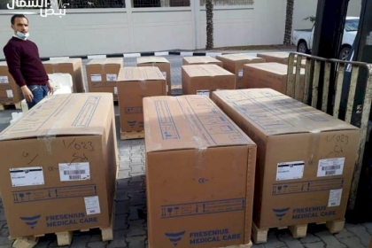 مكتب الأمم المتحدة واليابان يقدمان معدات طبية لمستشفى المقاصد بالقدس