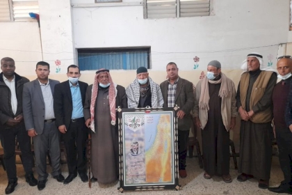 بالصور: محافظة رفح تستكمل حملة "كلنا عائلة" لزيارة المخاتير والوجهاء