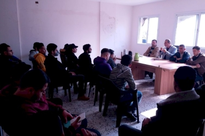 الشبيبة الفتحاوية بالمحافظة الوسطى تنفذ لقاء حول أهمية دورها في العمل التنظيمي